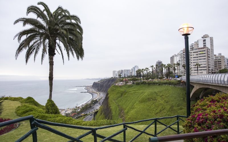 Detail from Parque del amor in Lima, Peru